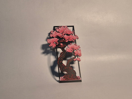 3D Cherry Blossom Bookmark