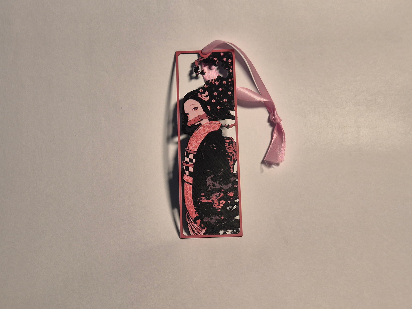Nezuko Sakura Anime Bookmark