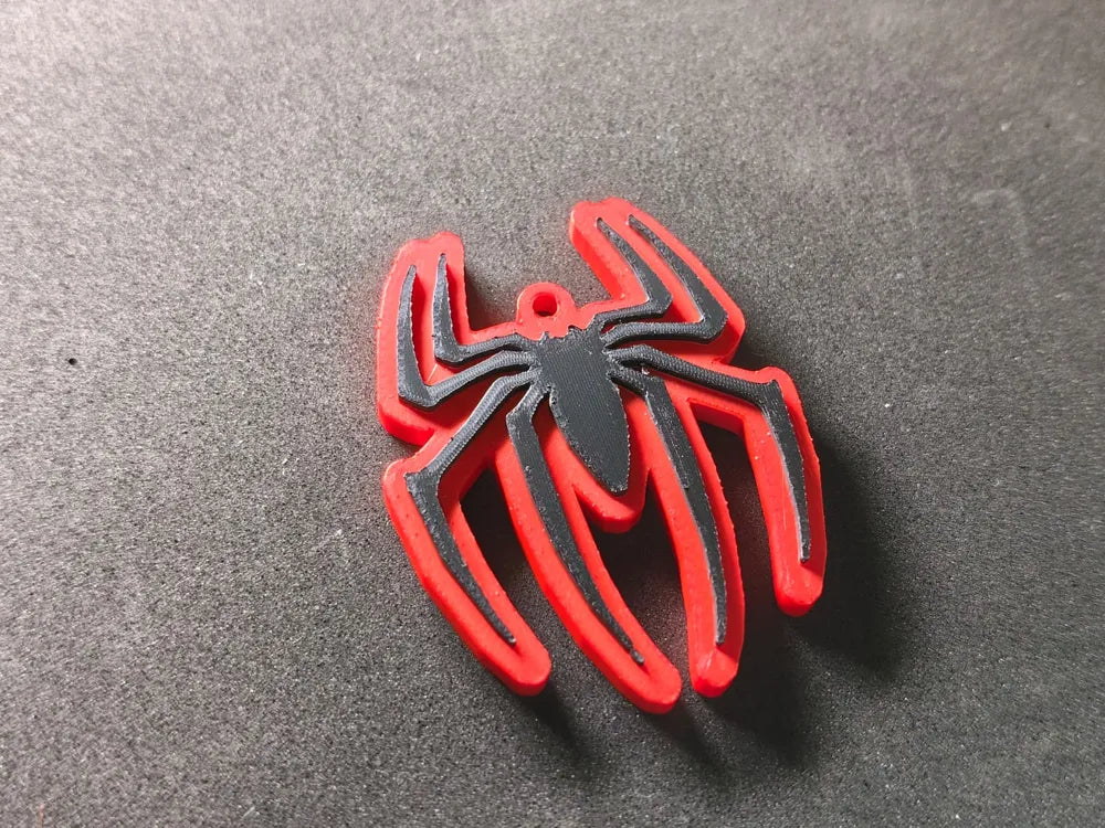 Spiderman 3D Printed Keychain