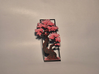 3D Cherry Blossom Bookmark