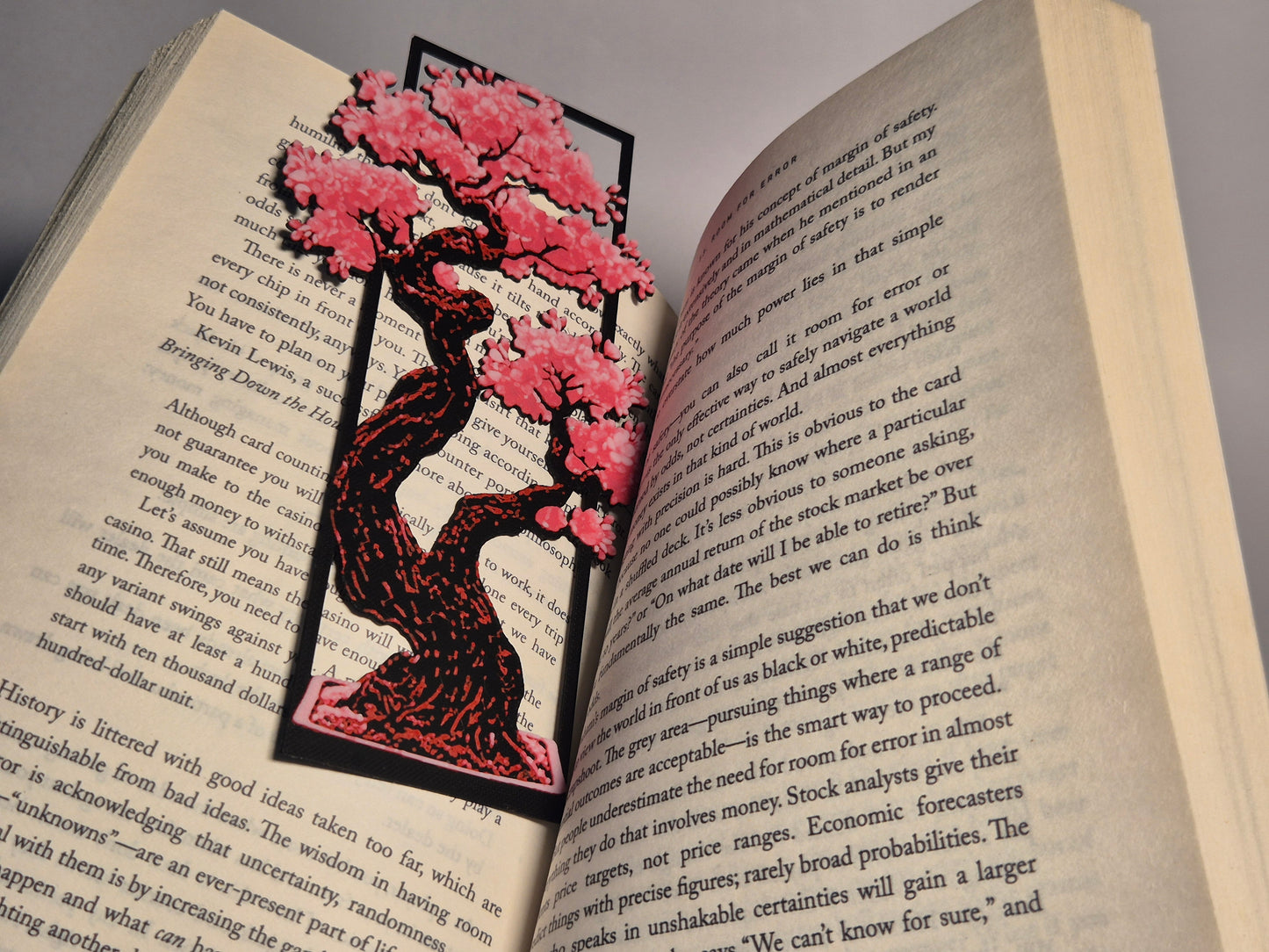3D Cherry Blossom Bookmark