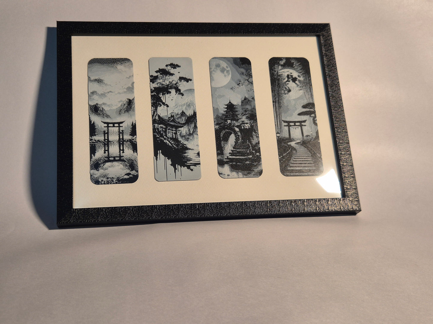 Monochrome Japanese Landscape Wall Art