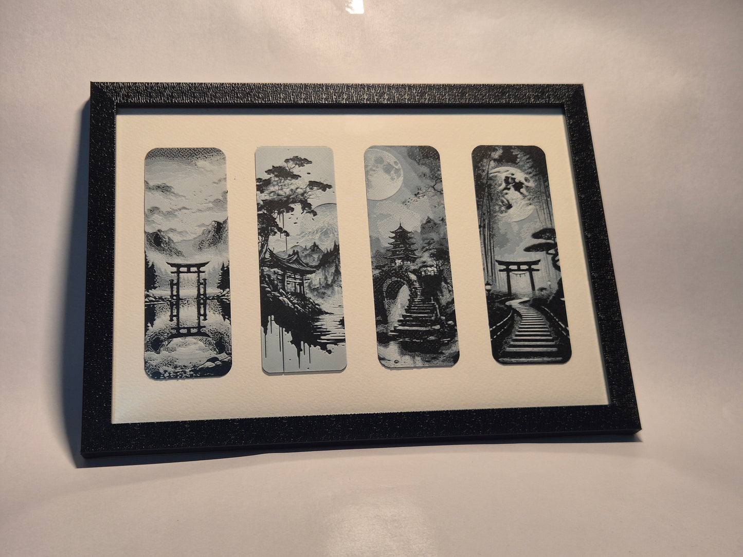 Monochrome Japanese Landscape Wall Art