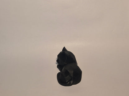 Midnight Rest Cat Sculpture