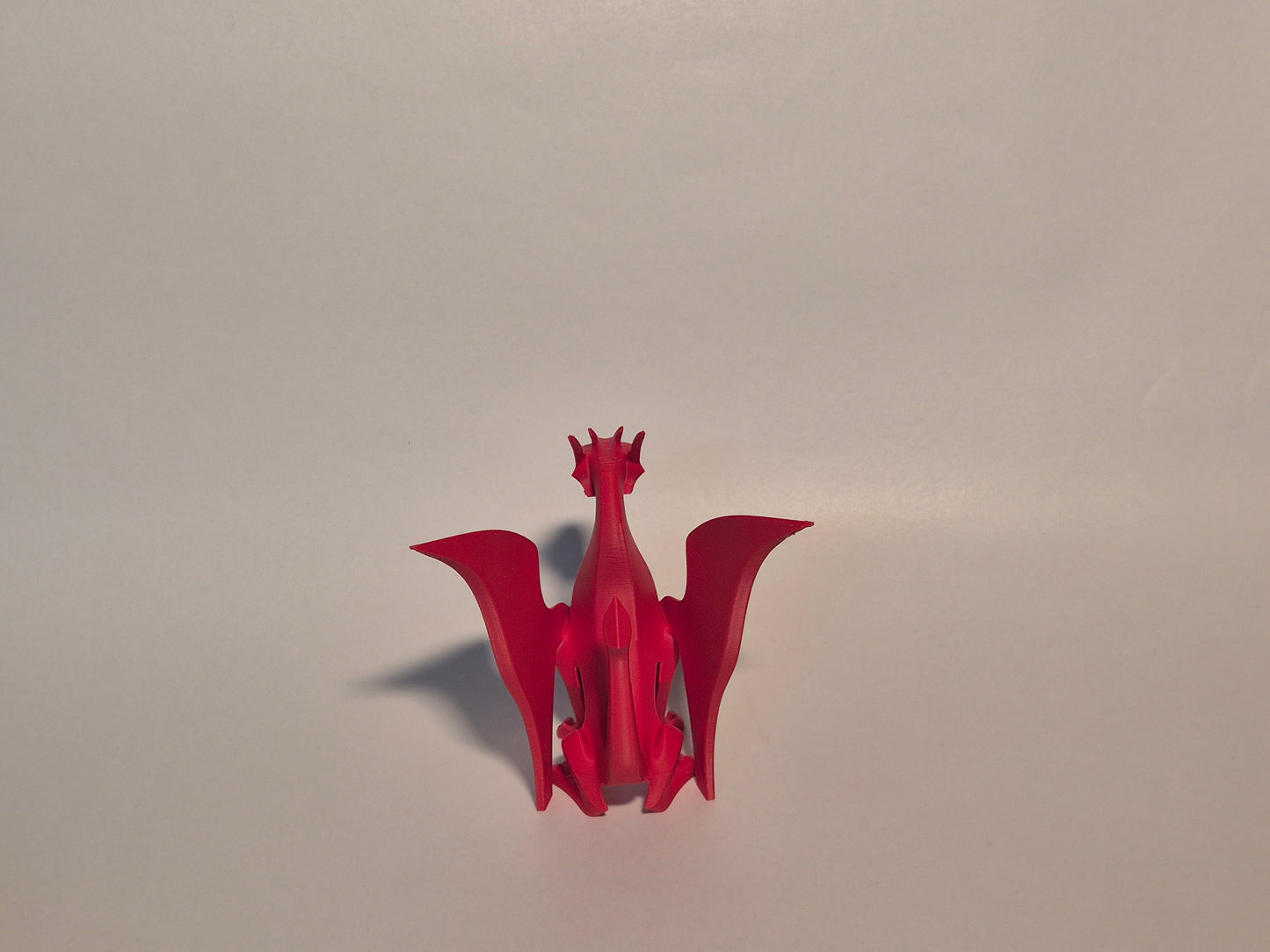 Crimson Ascend Dragon Sculpture