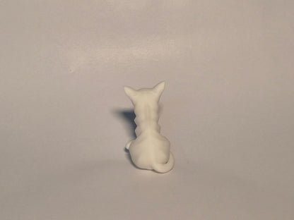 Serene Guardian Cat Sculpture