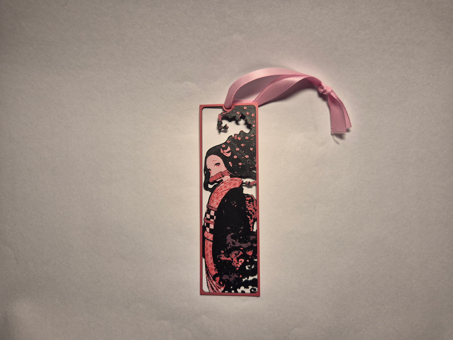 Nezuko Sakura Anime Bookmark