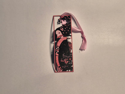 Nezuko Sakura Anime Bookmark