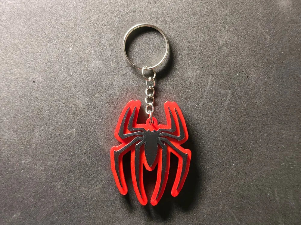 Spiderman 3D Printed Keychain