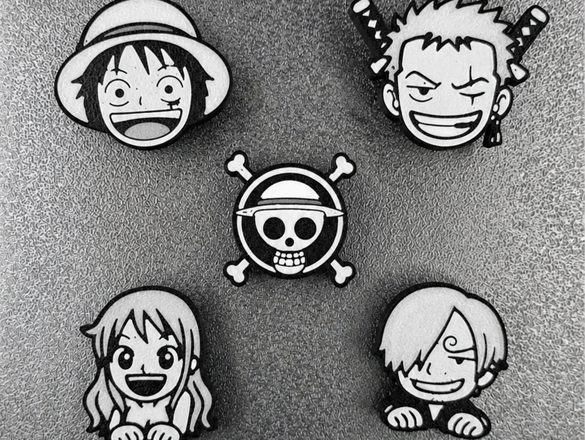 One Piece Croc Charms Set - 5 Charms
