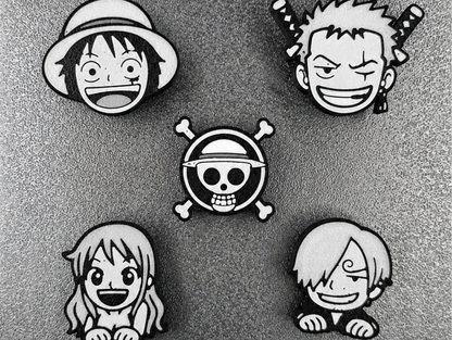 One Piece Croc Charms Set - 5 Charms