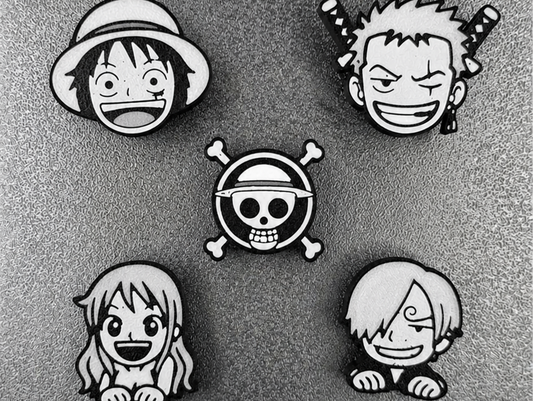 One Piece Croc Charms Set - 5 Charms
