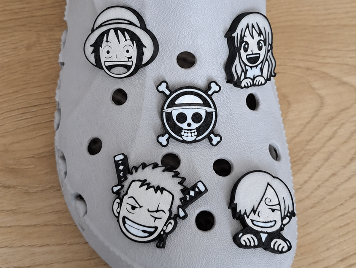 One Piece Croc Charms Set - 5 Charms