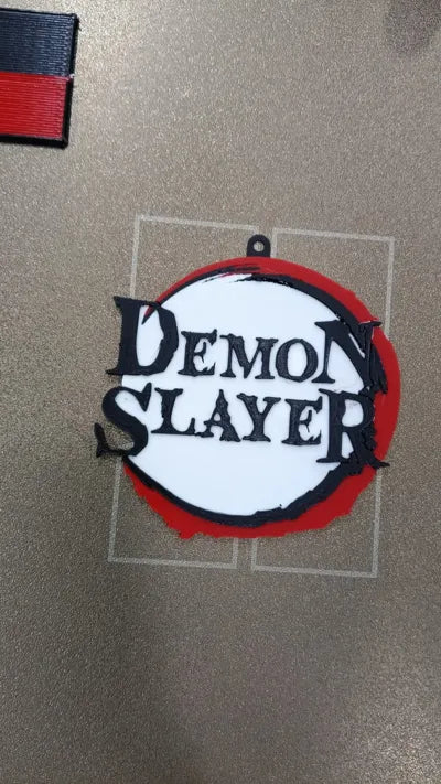 Demon Slayer 3D Printed Keychain
