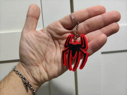 Spiderman 3D Printed Keychain
