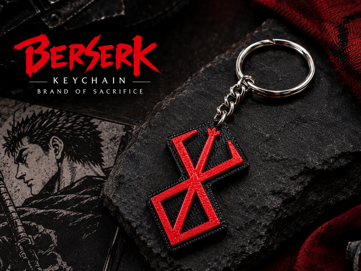 Berserk Keychain – 3D Printed