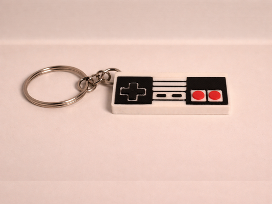 Retro Game Controller Keychain